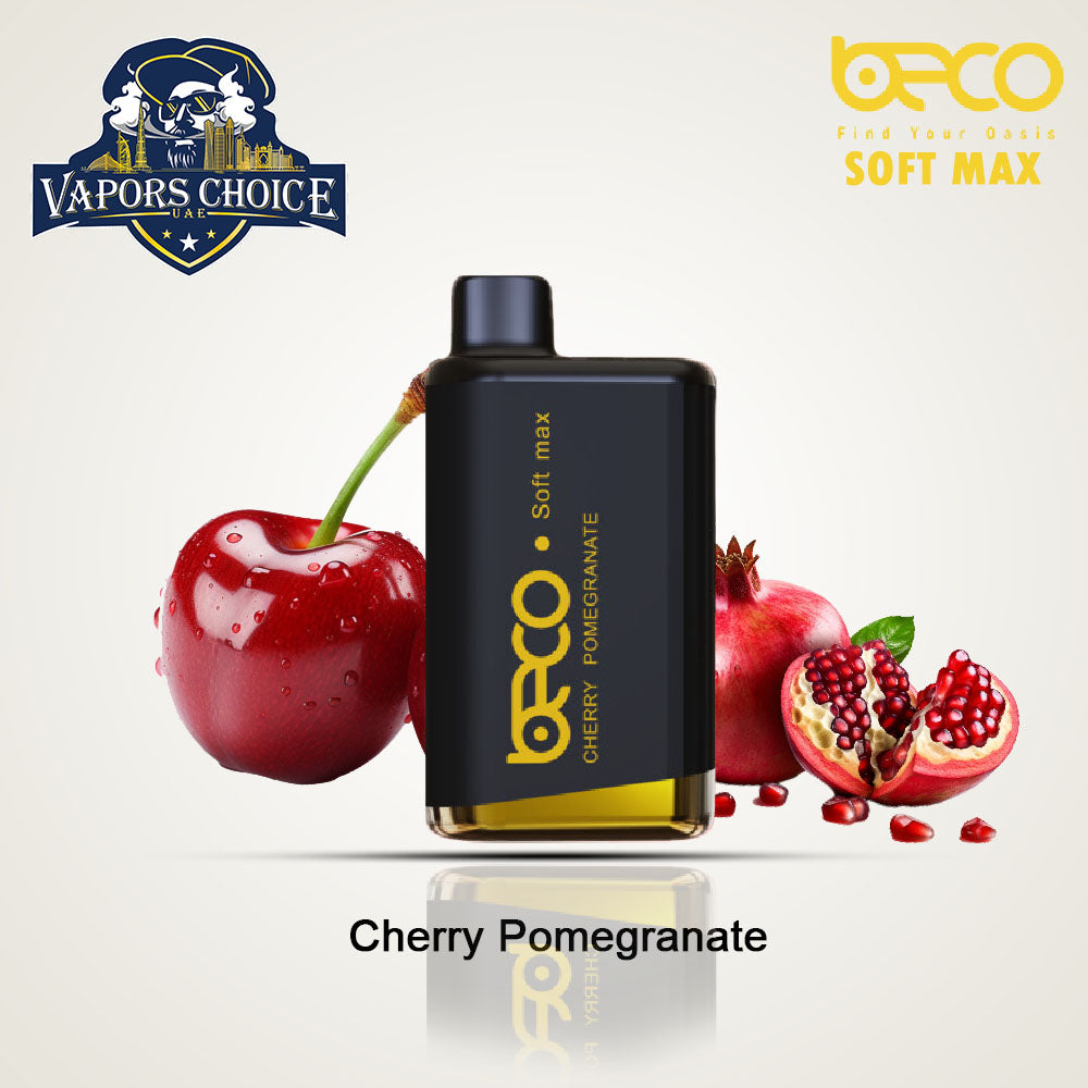 BECO SOFT MAX 12000 PUFFS (20mg) - DISPOSABLE VAPE Cherry Pomegranate UAE Al Ain